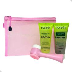 Imagem de Kit Limpeza Facial Completo Esfoliante Sabonete Escova 2X1