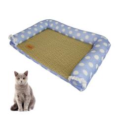 Imagem de Cama Arranhador Pet Gato Felino Esteira Almofada Contortavel Macio Resistente Lavavel Animal de Estimaçao Aconchegante