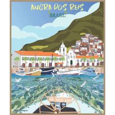 Imagem de Quebra Cabeça Angra Dos Reis 1014 Pçs - 89 X 73cm