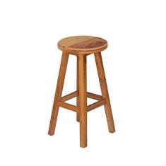 Imagem de Banqueta Alta sem Encosto Madeira Maciça Natural