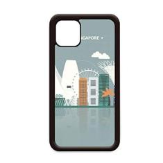 Imagem de Capa Singapura Famous Places Landmark para iPhone 11 Pro Max para Apple Mobile Case Shell