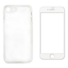 Imagem de Capa Capinha Acrílica Para iPhone 8 + Película De Vidro 3d