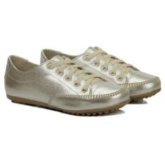 Imagem de Tênis feminino Prata Confortável de Couro - Izabella Araújo, Prata, 35