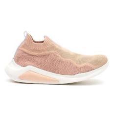 Imagem de Tênis Feminino Hype Knit Slip On Nude New Petite Jolie PJ5517-Feminino