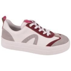 Imagem de Tenis Feminino Casual Bebece T2141-808 Cadarços Modinha-Feminino