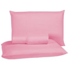 Imagem de Jogo Lençol Cama Box Casal 400 Fios 03 Peças Toque Aveludado Lindo e M