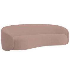 Imagem de Sofá 3 Lugares 180cm Orgânico Luxo Recepção Amore Linho - Doce Sonho M