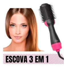 Imagem de Escova Secadora Profissional Seca Alisa E Modela Cabelo - BBG