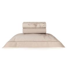 Imagem de Jogo de Lençol Solteiro 100% Algodão 200 Fios Magnolia 3 Peças Karsten