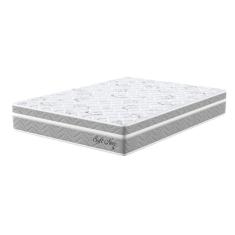 Imagem de Colchão Viúva 128x188x24cm Molas Ensacadas Soft New Montreal Cinza