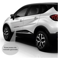 Imagem de Friso Lateral Hyundai HB20 2012 a 2019 Protetor Portas  Atlas Letra Cromada 4 peças