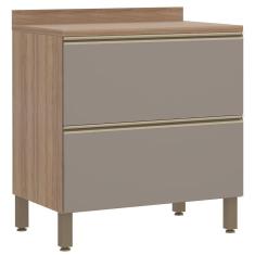 Imagem de Balcão 80 Cm Luciane Yara 2 Gavetas 1303