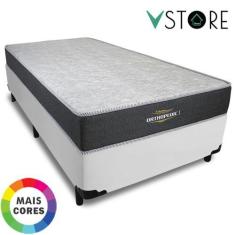 Imagem de Cama Box Solteirão + Colchão Espuma D33 Ortopédico 96X203x58cm Orthope