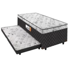 Imagem de Cama Box Solteiro SMP com Cama Auxiliar   - Ortopédico LightSpuma BIBO