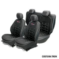 Imagem de Capa Para Banco De Couro Costura Tron Chevrolet Corsa Hatch Sedan Wago