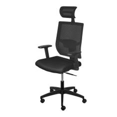 Imagem de Cadeira De Escritório Atenas Alta - Preta