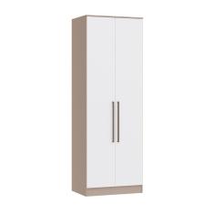 Imagem de Guarda Roupa Modulado Requinte Com 2 Portas - Duna Line/Branco Line