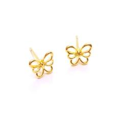 Imagem de Brinco Infantil Borboleta - Banhado em Ouro 18k