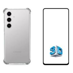 Imagem de Capa Anti Impacto Para Galaxy S24+ Plus + Pelicula 3d - Mustangshop