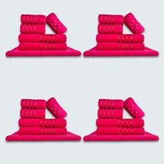 Imagem de Jogo De Toalhas 24 Pçs Coleção Dubai 100% Algodão Rosa