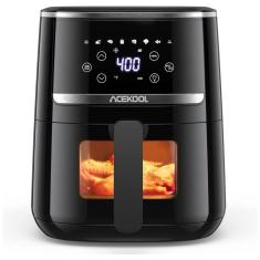 Imagem de Fritadeira Elétrica AirFryer 5L com Painel Digital e 8 Predefinições, 110V 1500W, Acekool, Preta