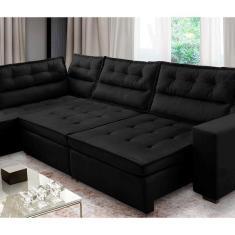 Imagem de Sof  De Canto Retr til E Reclin vel Com Molas 3,00x2,00 Esq V