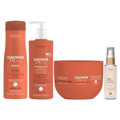 Imagem de Kit Arvensis Ondulados Sh Ativ Geleia Alta + Óleo Tec Oil