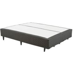 Imagem de Cama Box Bipartido CASAL  Cinza - 138x188