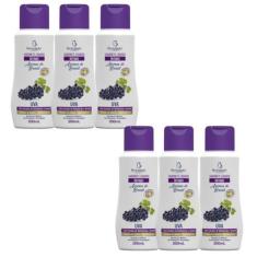 Imagem de Kit 6 Sabonete Líquido Íntimo Uva 200Ml - Bio Instinto