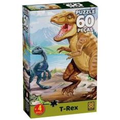 Imagem de Puzzle 60 Peças T-Rex - Grow