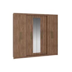 Imagem de Guarda Roupa 8 Portas E 4 Gavetas C/ Espelho Héster Freijo - Carraro