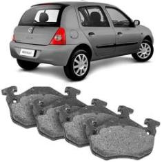 Imagem de Kit Pastilha Freio Renault Clio 2000 a 2009 Traseira Bendix Syl