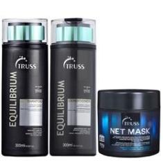 Imagem de Truss Kit Shampoo Equilibrium + Condicionador Equilibrium + Net Mask