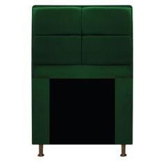 Imagem de Cabeceira Munique 90 cm Solteiro Suede Verde AM Decor