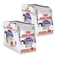 Imagem de Ração Sachê Royal Canin Sterilised Gatos Castrados Kit 24Un.