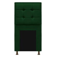 Imagem de Cabeceira Copenhague 90 cm Solteiro Suede Verde AM Decor