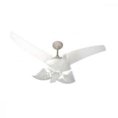 Imagem de Ventilador Teto Majestic Lumina Com Lustre 220V Branco   1608 - Arge