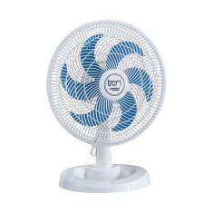 Imagem de Ventilador Oscilante Mesa 127v 50 Cm Pp Premium 130w Branco/Azul