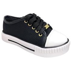 Imagem de Tênis Molekinha 2565.100 Flatform Casual Cadarço Infantil Menina