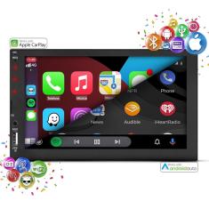 Imagem de Central Multimidia 2 Din Mp5 7 Bt Carplay Android Auto Wifi