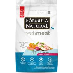 Imagem de Ração Seca Fórmula Natural Fresh Meat Cães Light Raças Médias e Grandes - 12 Kg