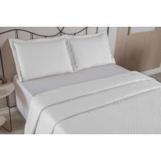 Imagem de Jogo De Cama Para Cama Box Matelado Ultrassônico Casal 3 Peças - Bruce