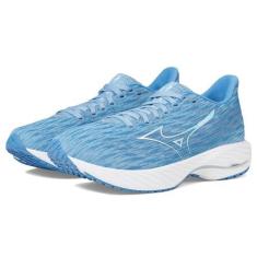 Imagem de Mizuno Tênis de corrida feminino Wave Rider 28, Glacier Lake - branco, 41