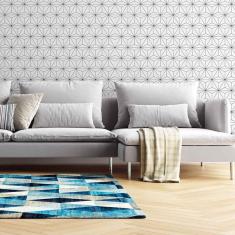 Imagem de Papel De Parede Adesivo Padrão Geométrico N06134 Rl 0,58X3M