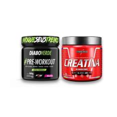 Imagem de KIT PERFORMANCE - PRÉ TREINO DIABO VERDE 300G + CREATINA 300G INTEGRALMÉDICA-Unissex