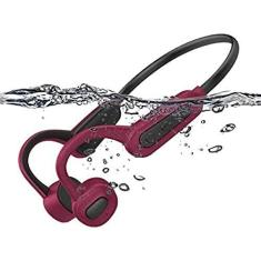Imagem de Fone de ouvido esportivo sem fio Bluetooth 5.0, fone de ouvido de natação à prova d'água IPX8, reprodutor de MP3 de natação de 16 GB, fone de ouvido de condução óssea/orelha aberta com alça