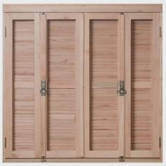 Imagem de Janela de Madeira Veneziana 120x200cm Pantográfica ewk 366 Rondosul