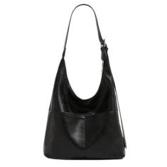 Imagem de Sacolas femininas despojadas retrô de couro vegano bolsa de ombro bolsa tiracolo bolsa tiracolo bolsa casual de trabalho 2 peças