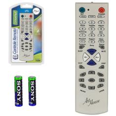 Imagem de Controle Remoto Universal Tv Tubo Plasma Lcd Led Lg Samsung Philco Philips Aoc Panasonic, Semp Toshiba Com Pilhas Sony