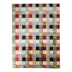Imagem de Tapete Pathwork Retangular Veludo 98X150 Cm Colorido